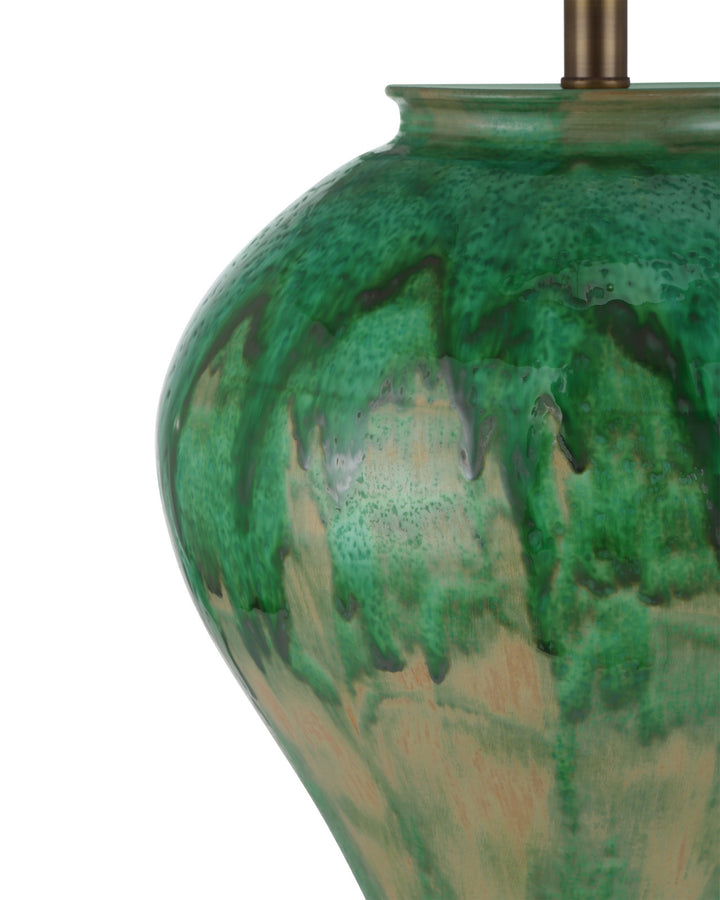 Blarney Green Table Lamp
