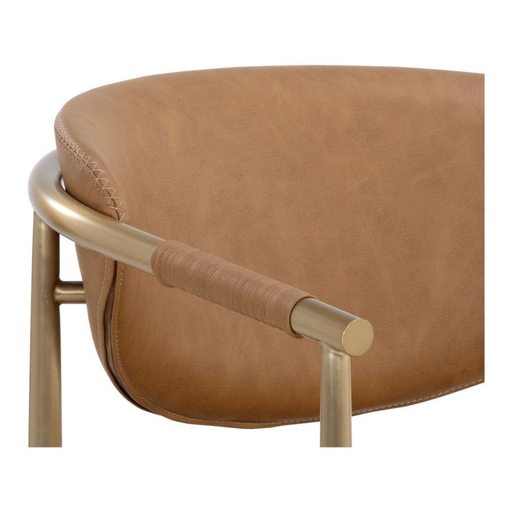 Heloise Dining Armchair - Milliken Cognac