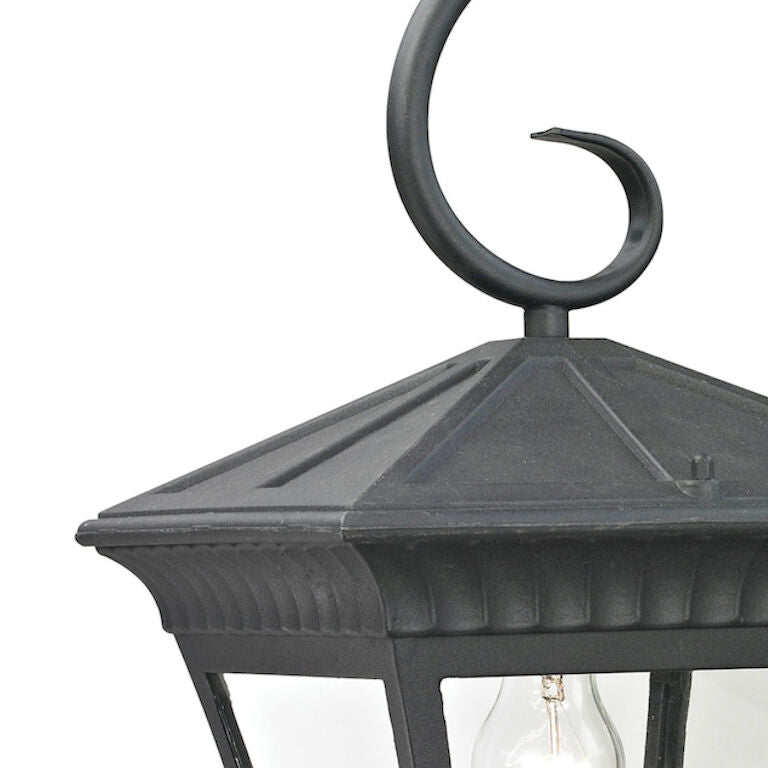 Ridgewood 18'' High 1 - Light Outdoor Sconce - Matte Textured Black-Elk Home-ELK-8421EW/65-Outdoor Wall Sconces-2-France and Son