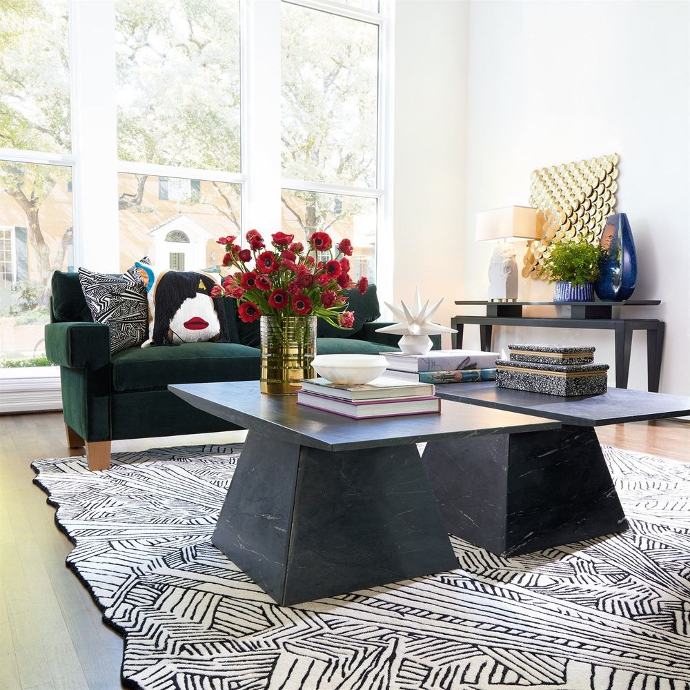 Terrazzo Box-Black/White-Med