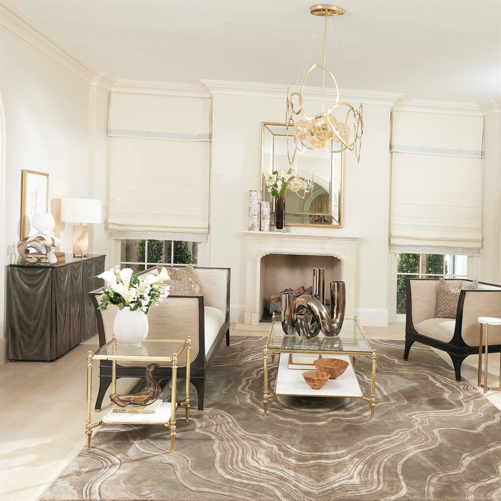 Side Tables Medford Side Table-Brass