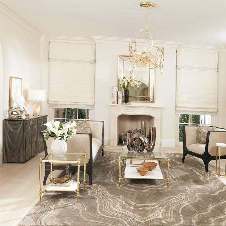 Side Tables Medford Side Table-Brass