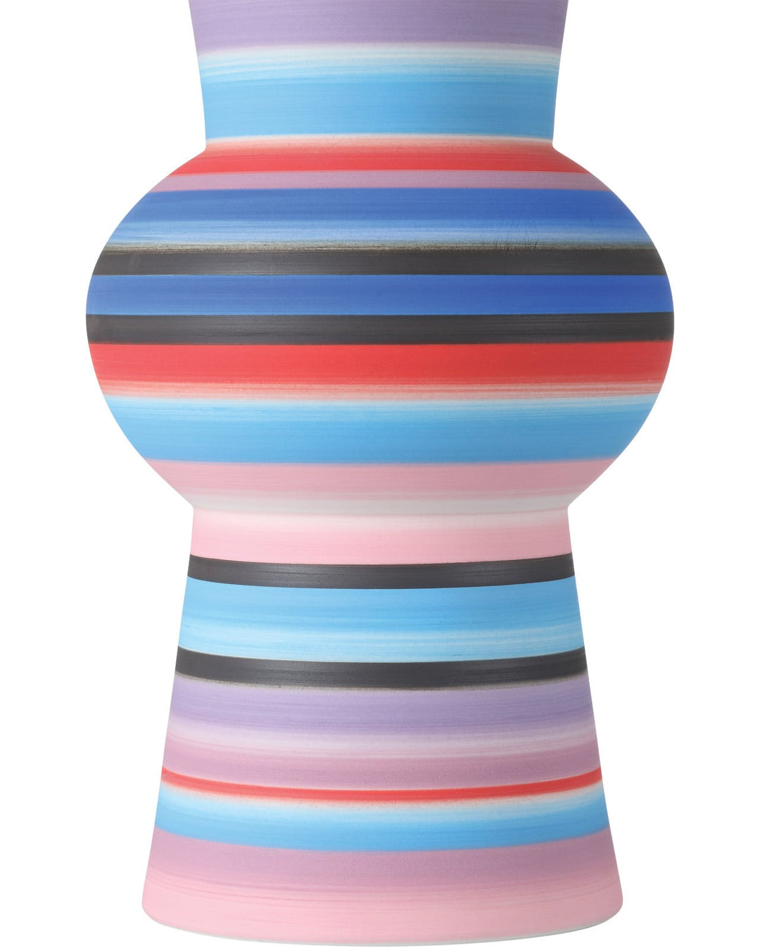 Vases Happy 80's Medium Bright Blue & Red Vase