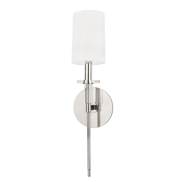 Wall Lighting Amherst 1 Light Wall Sconce Polished Nickel