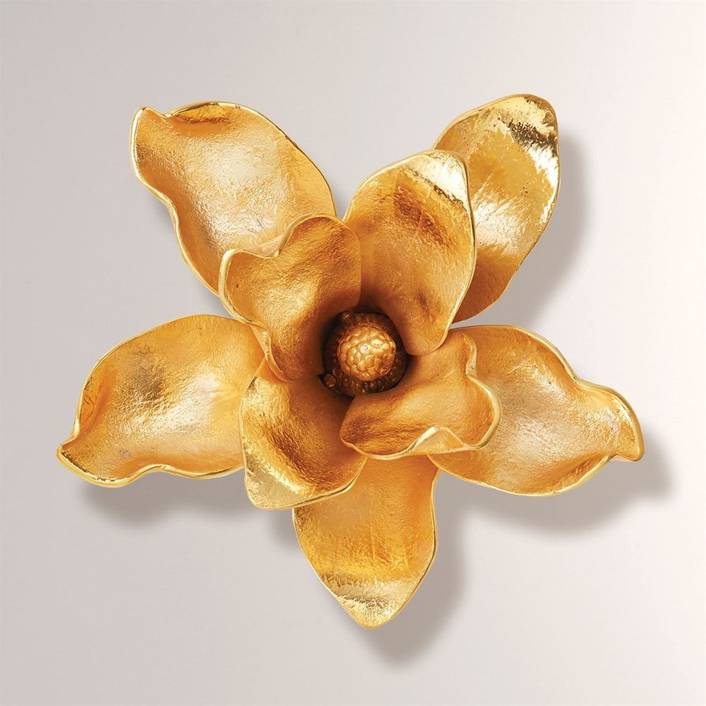 Wall Decor Magnolia Flower Wall Decor-Med