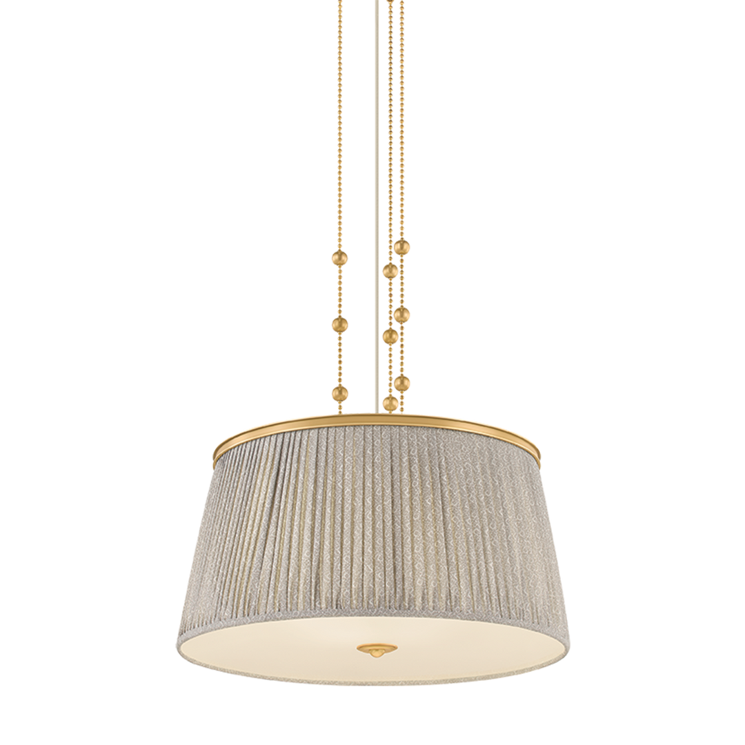 Valeria Pendant - Aged Brass