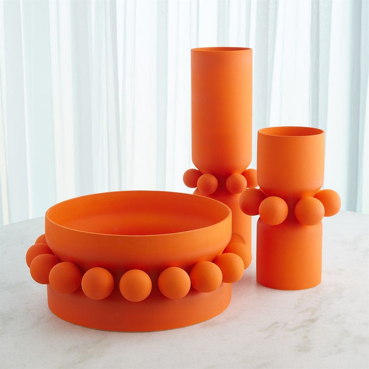 Hera Vase-Orange-Lg