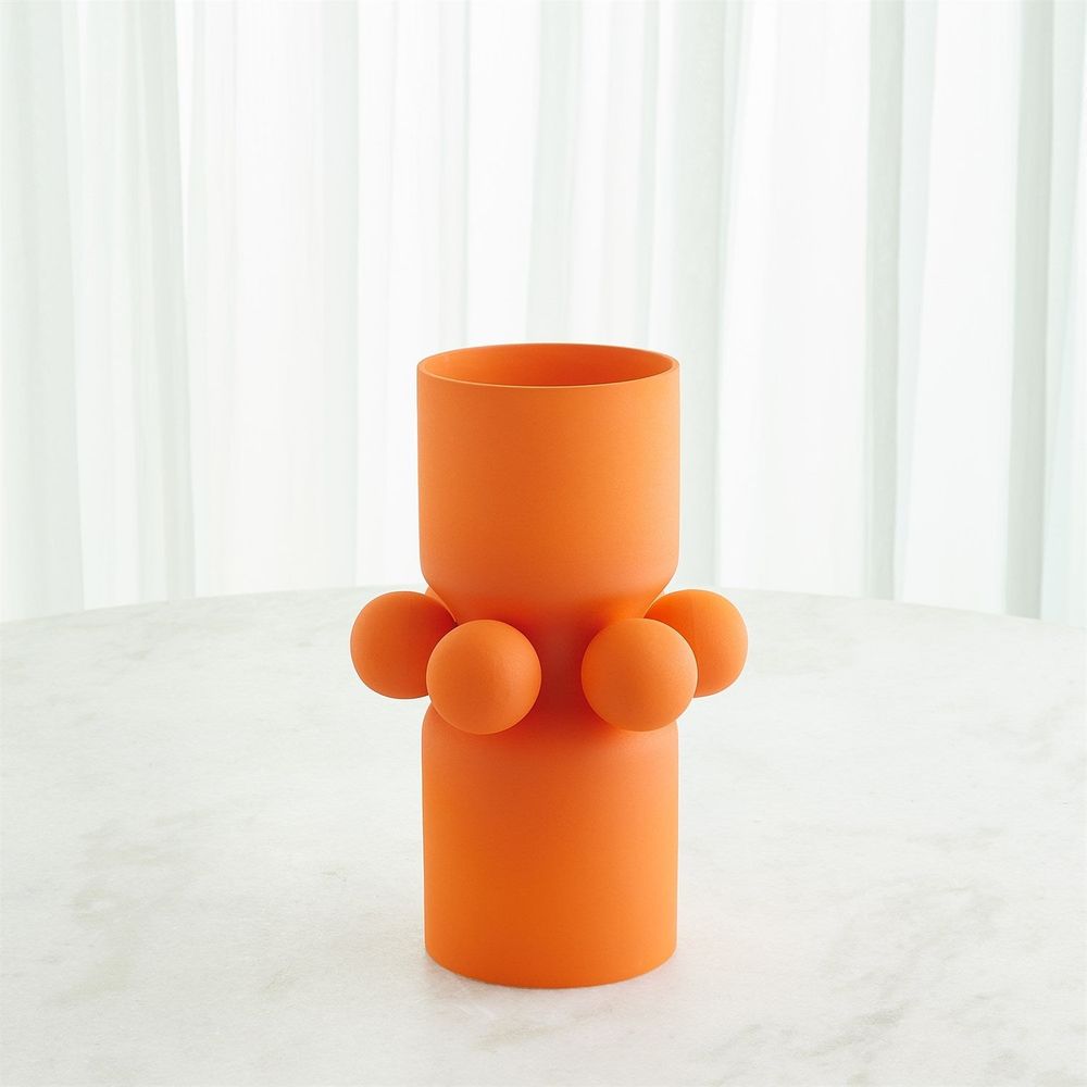 Hera Vase-Orange-Lg