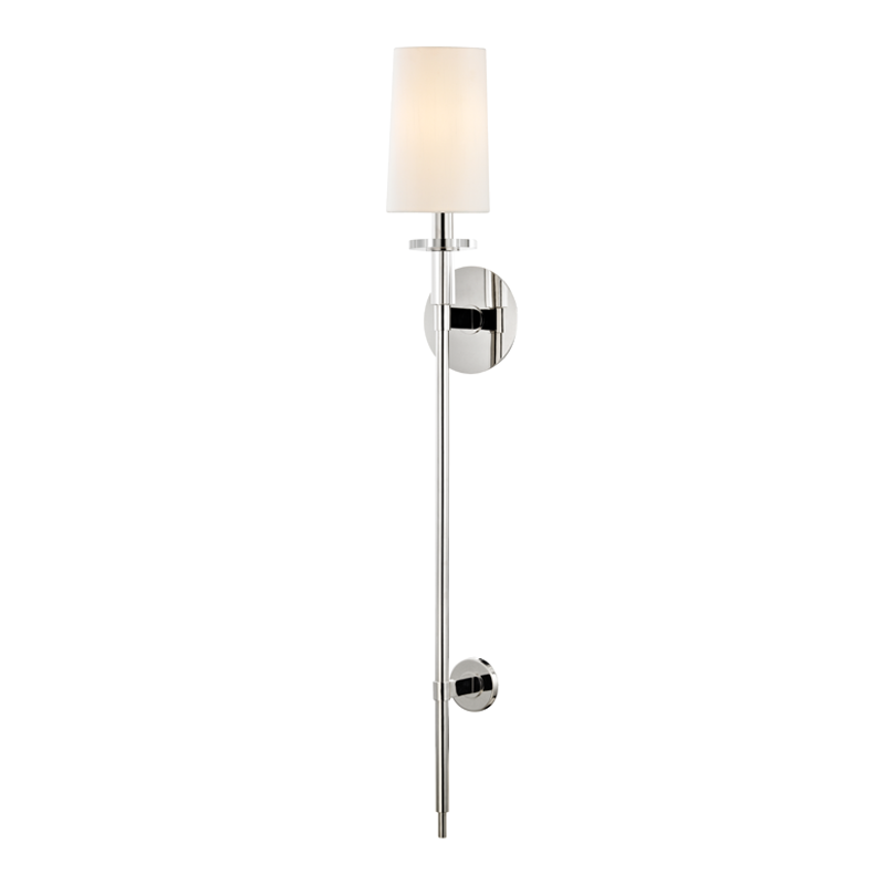 Wall Lighting Amherst 1 Light Wall Sconce Polished Nickel