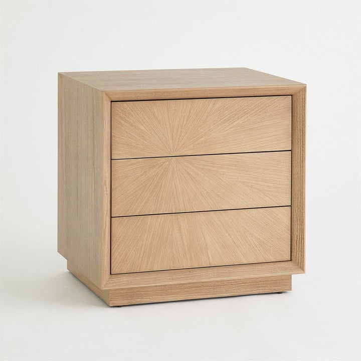 Dressers & Chests Burst Bedside Chest-Nutmeg-Left