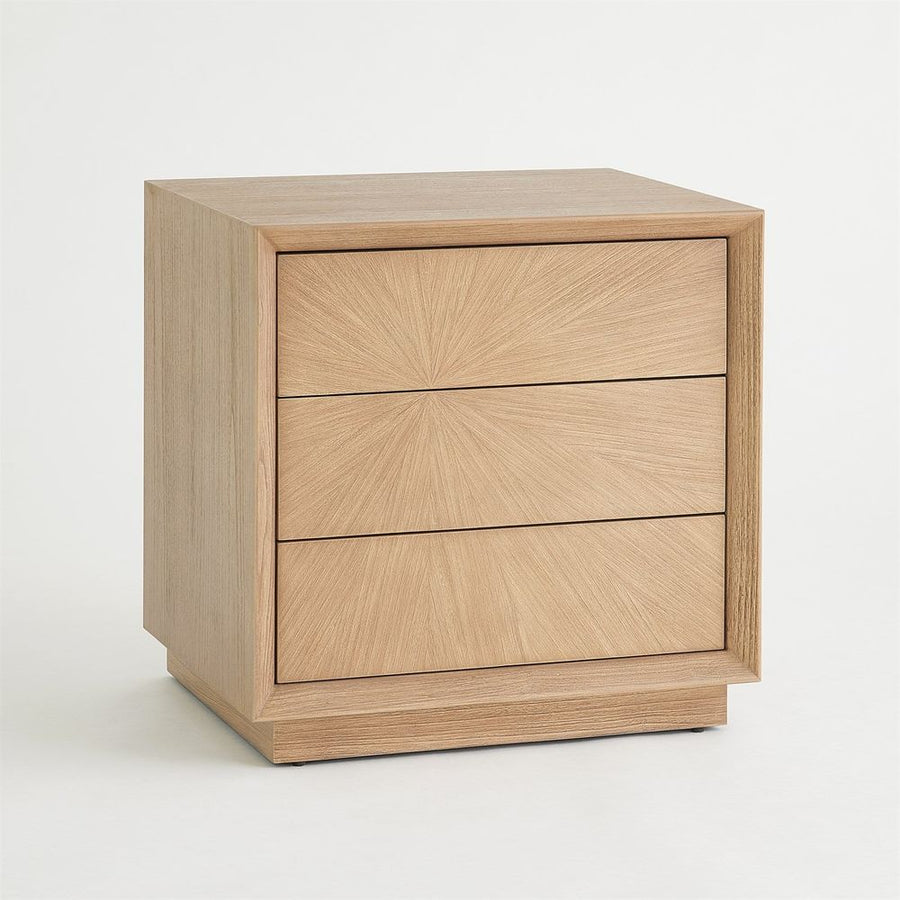 Dressers & Chests Burst Bedside Chest-Nutmeg-Left