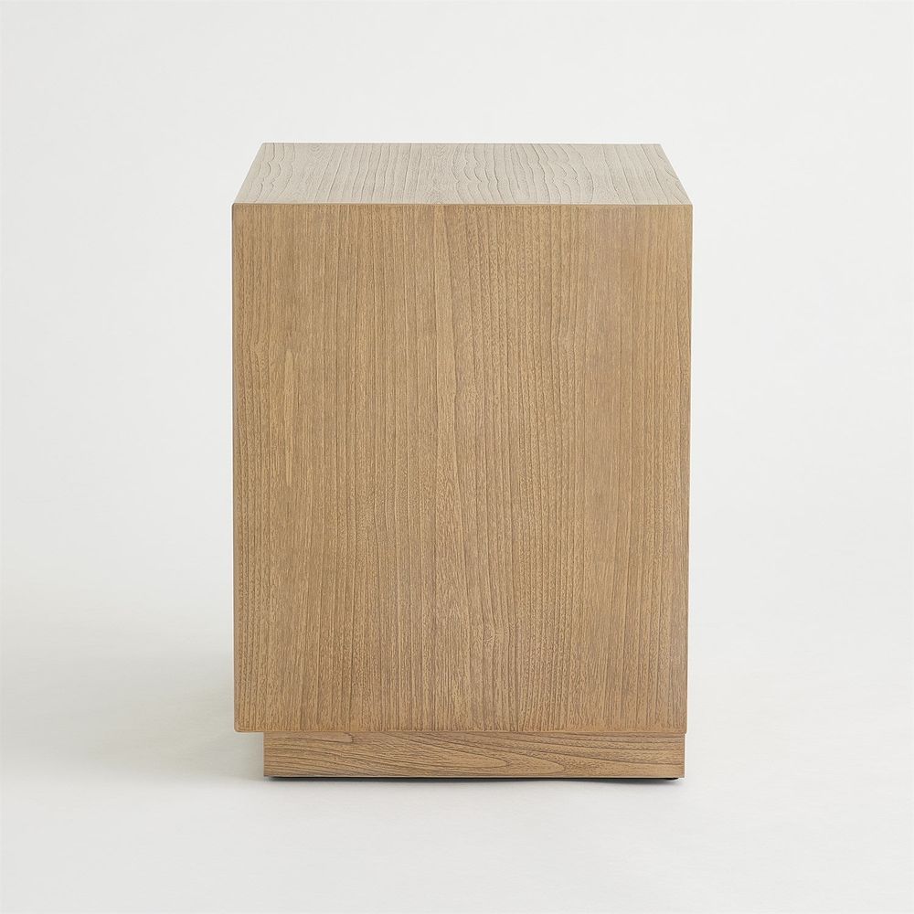 Burst Bedside Chest-Nutmeg-Left