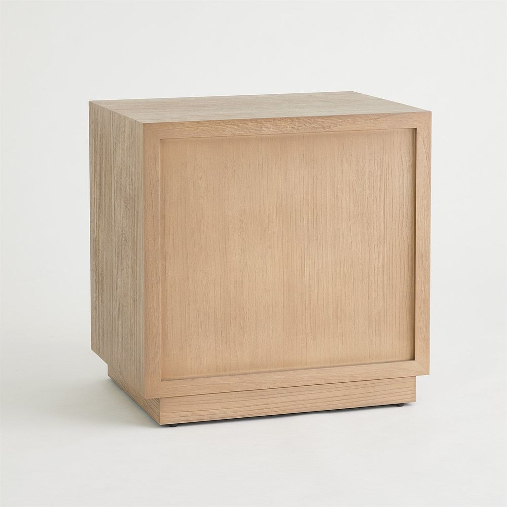 Burst Bedside Chest-Nutmeg-Left