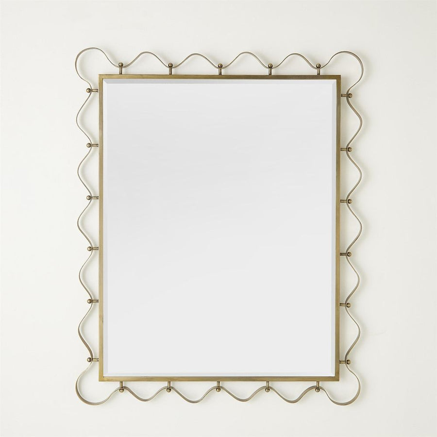 Wall Mirrors Les Vagues Mirror-Brass