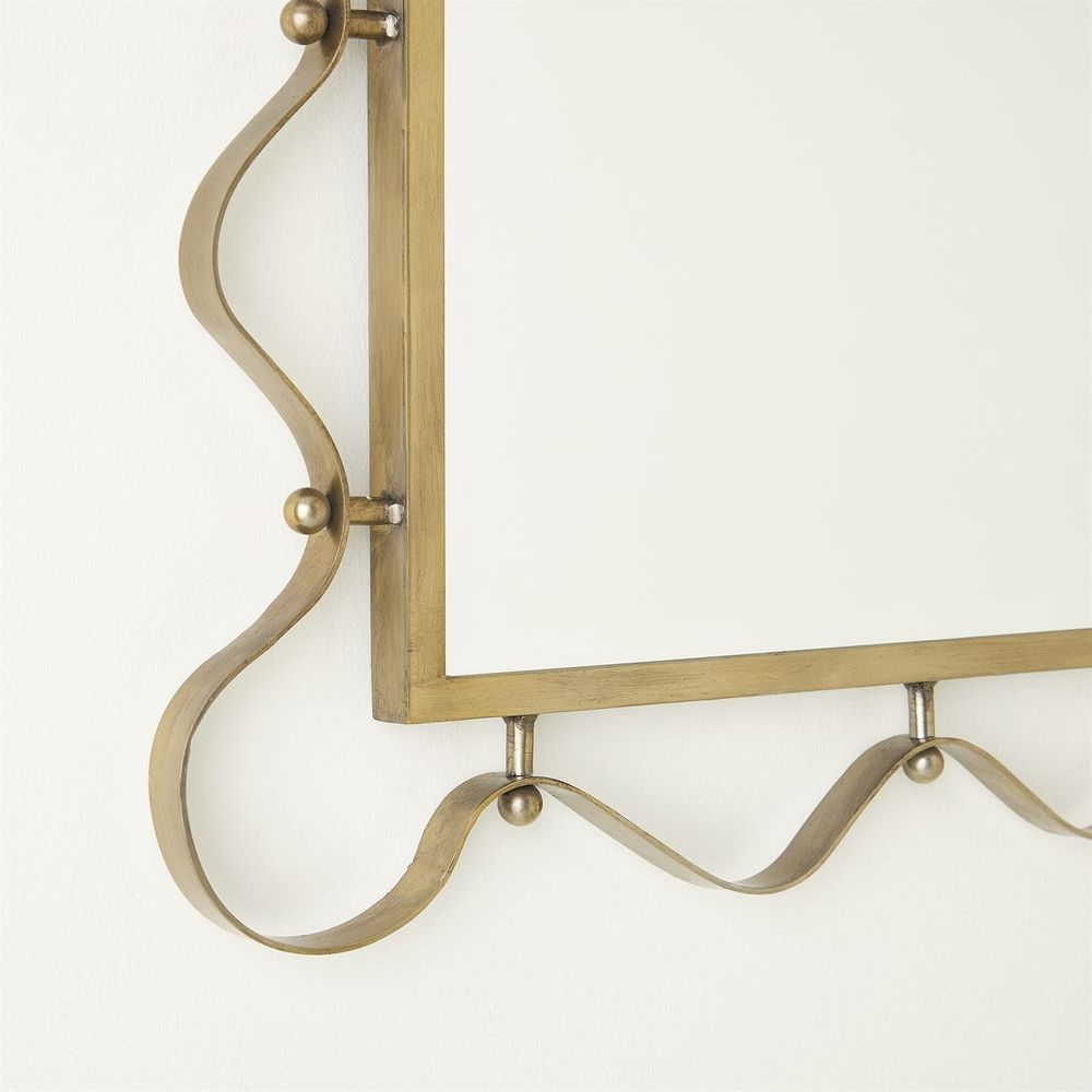Les Vagues Mirror-Brass
