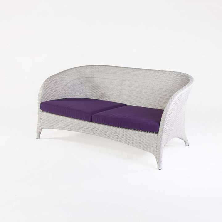Modern Darcy Outdoor Sofa with Purple Sunbrella Cushion