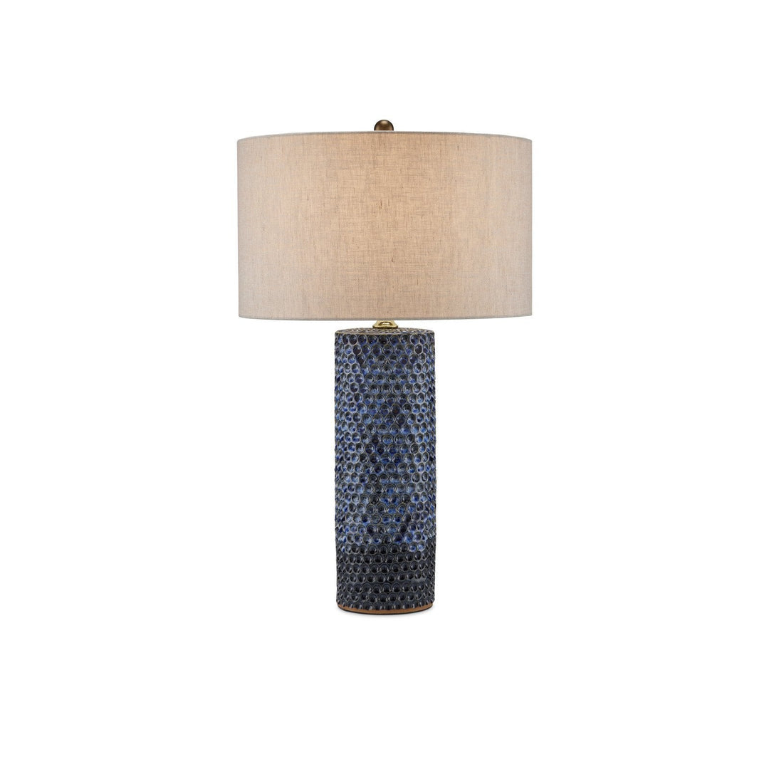 Polka Dot Blue Table Lamp