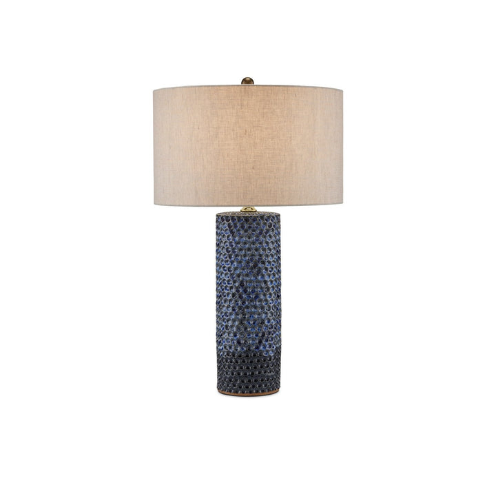 Polka Dot Blue Table Lamp