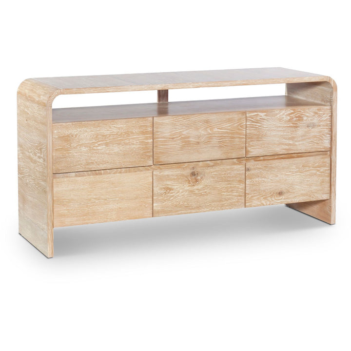 Cresthill Oak Wood Dresser — Natural