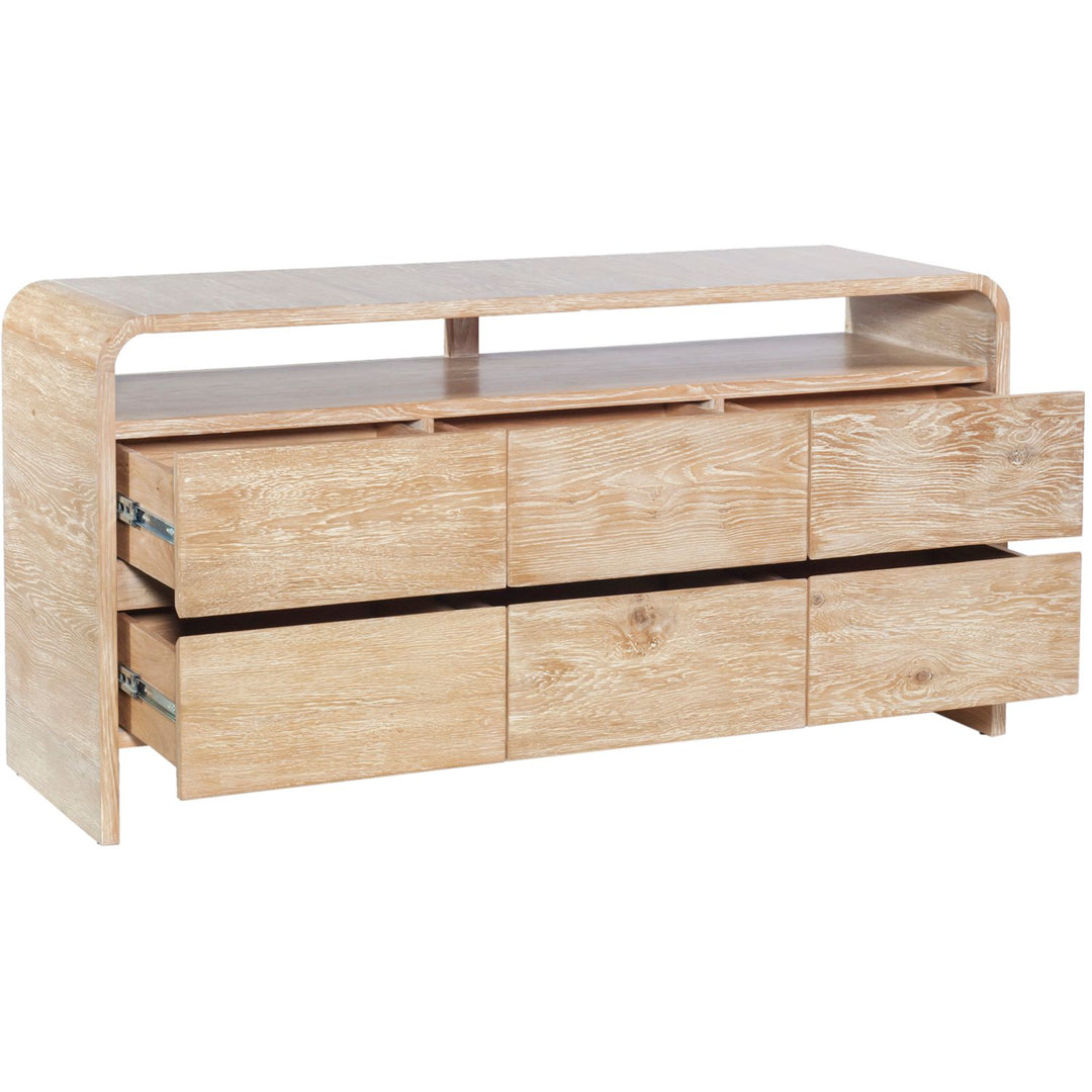 Cresthill Oak Wood Dresser — Natural