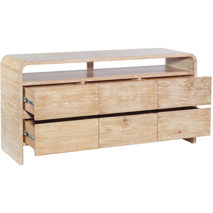 Cresthill Oak Wood Dresser — Natural
