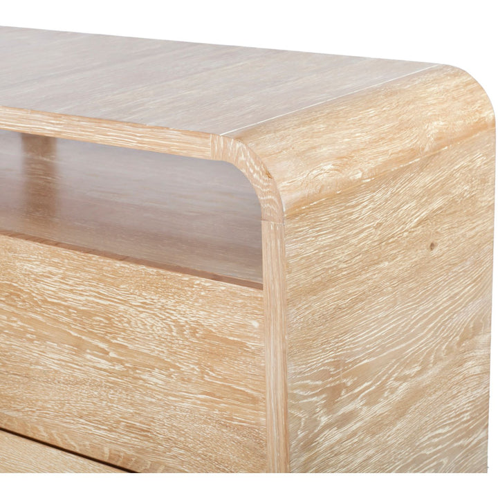 Cresthill Oak Wood Dresser — Natural