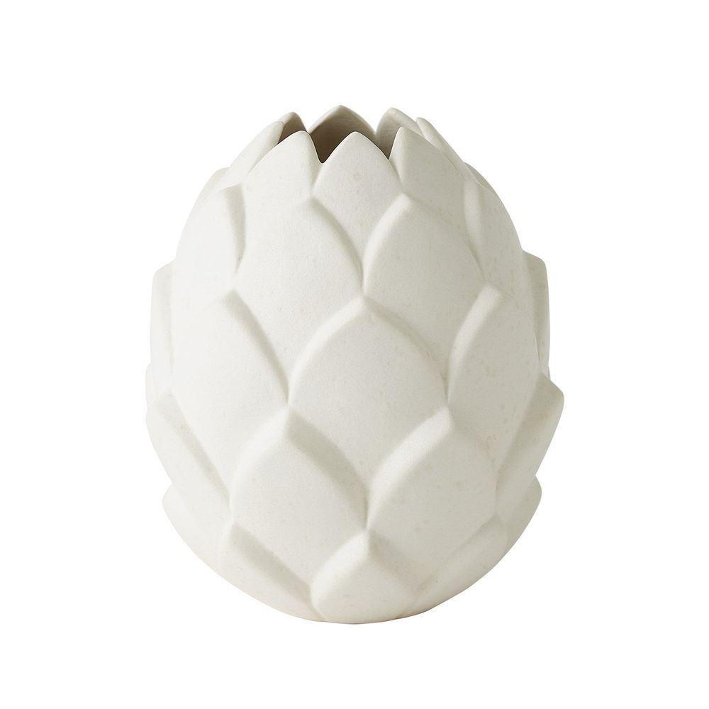 Artichaut Vase-White-Lg
