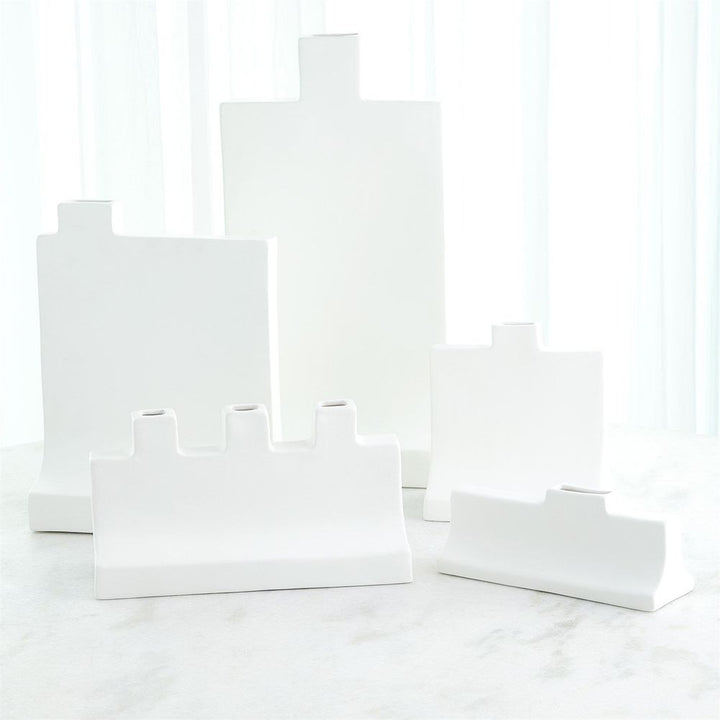 Icon Vase-Matte White-Med