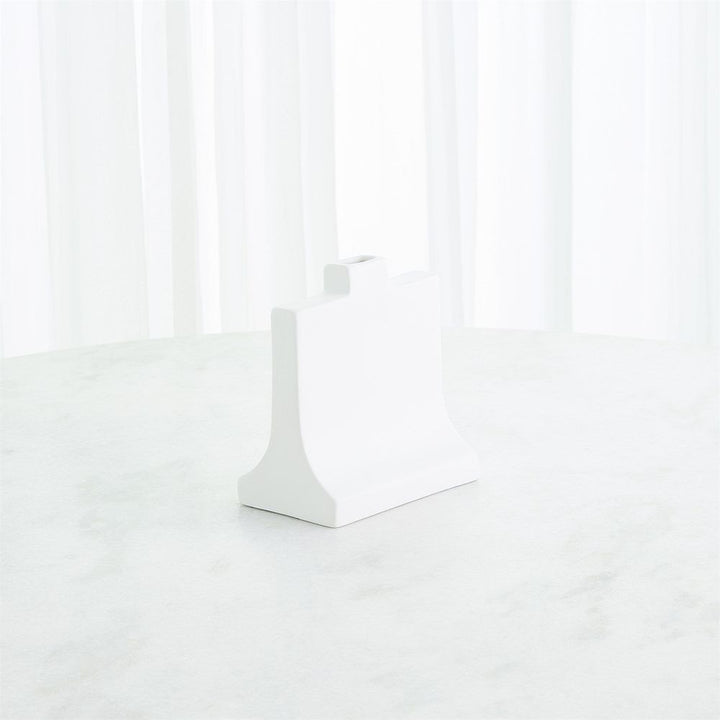 Icon Vase-Matte White-Lg