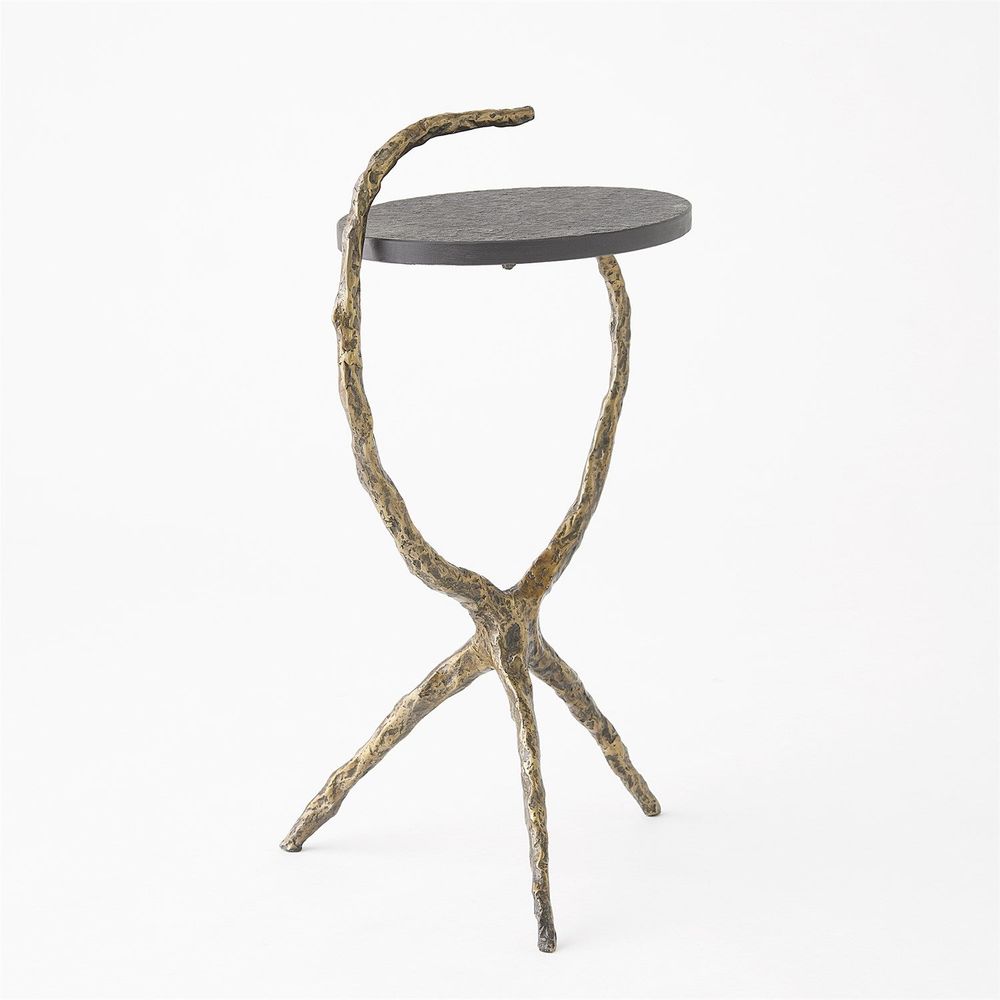Side Tables Sprig Table-Brass