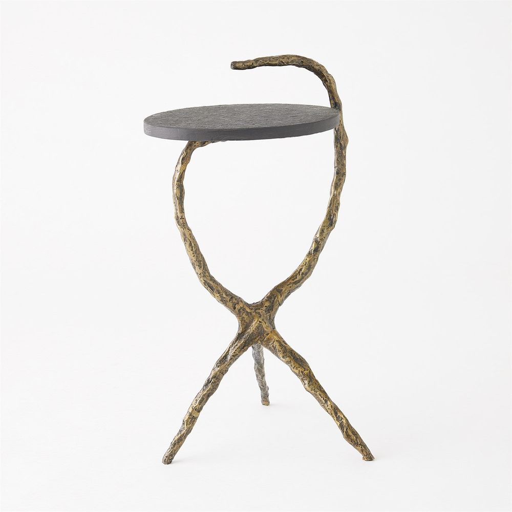 Side Tables Sprig Table-Brass