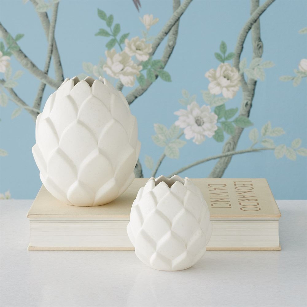 Vases Artichaut Vase-White-Lg