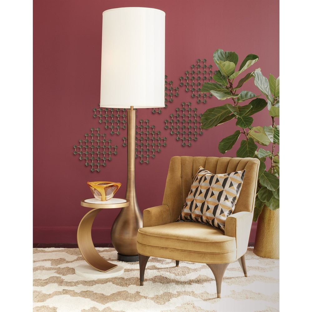 Ramus Wall Art-Wood/Brass-Sm