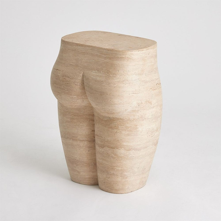 Bar & Counter Stools LHomme Stool-Travertine
