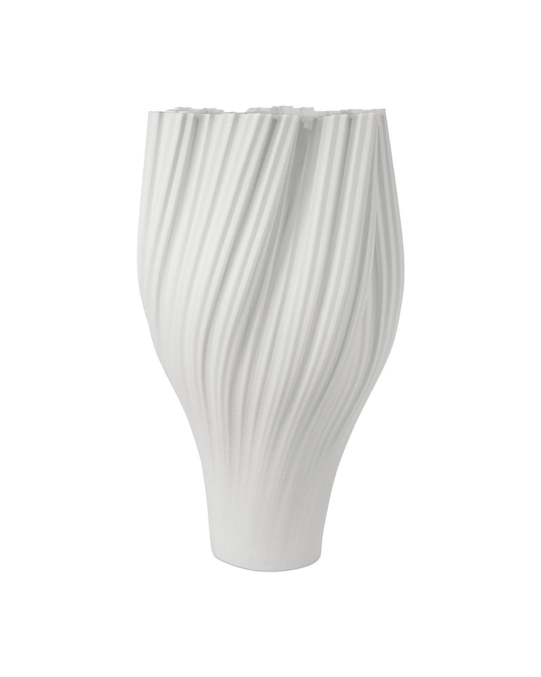 Vases Whorl Grande White Vase
