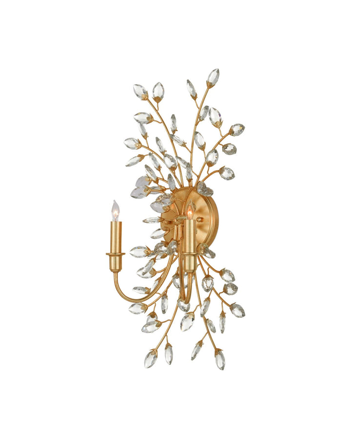 Wall Lighting Forget-Me-Not Gold Wall Sconce