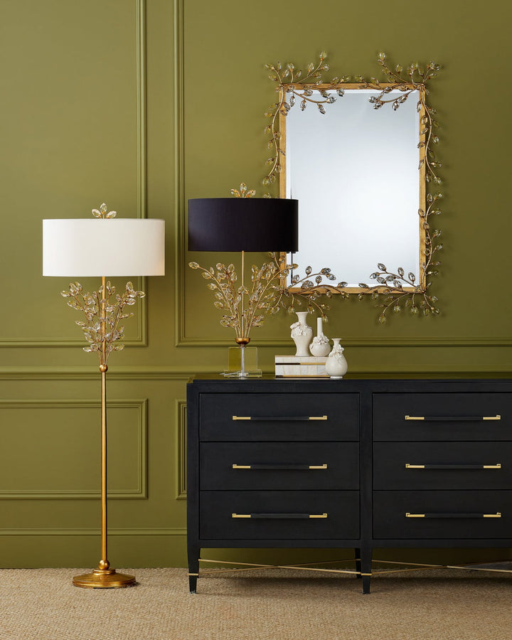 Dressers & Chests Verona Black Six-Drawer Chest