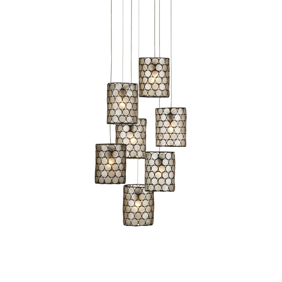 Regatta 7-Light Round Multi-Drop Pendant