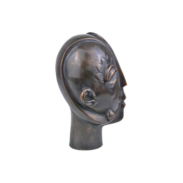 Cubist Head Bronze