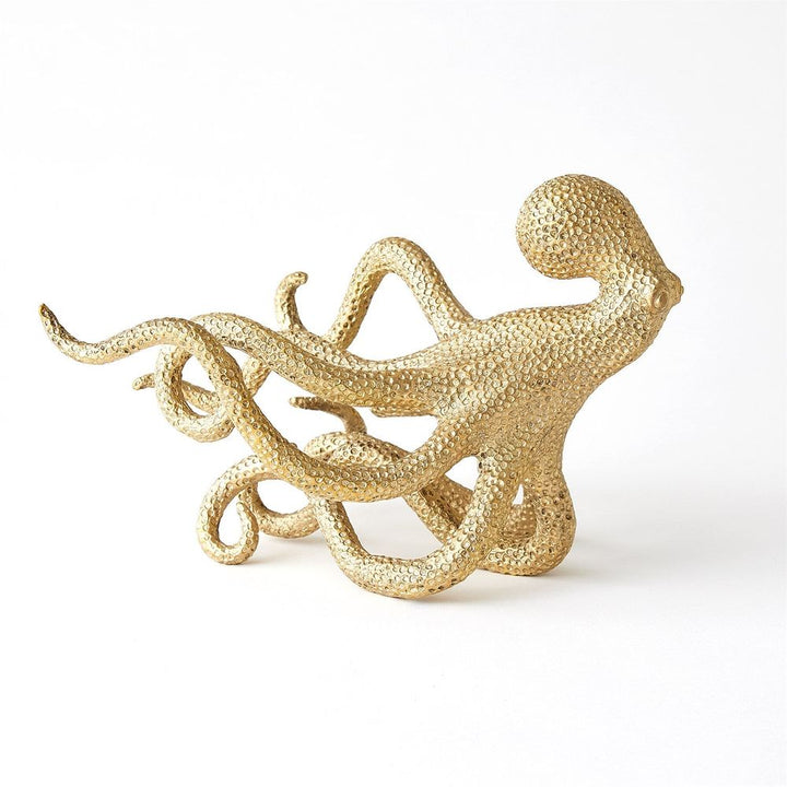 Decorative Objects Gliding Octopus-Brass