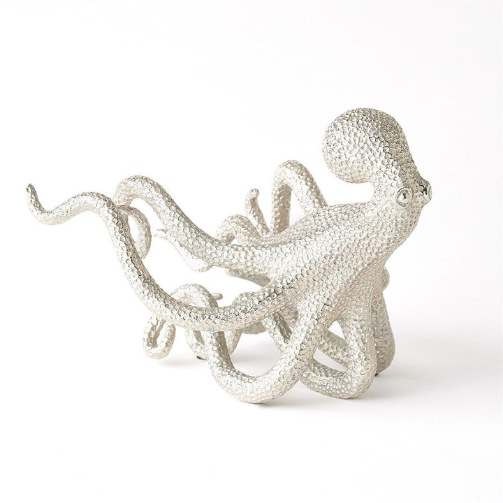 Decorative Objects Gliding Octopus-Nickel