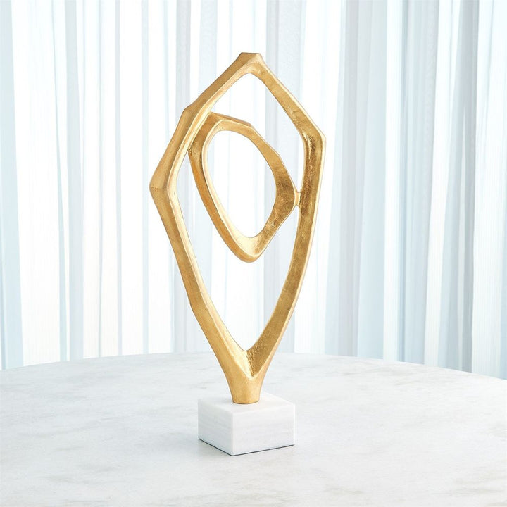 Decorative Objects Interplay Sculpture-Gold Leaf
