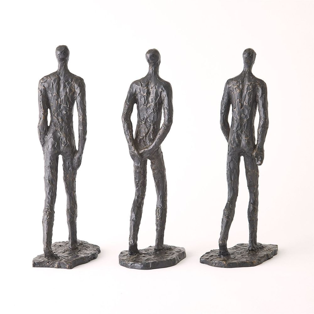 S/3 Pondering Sculptures-Bronze