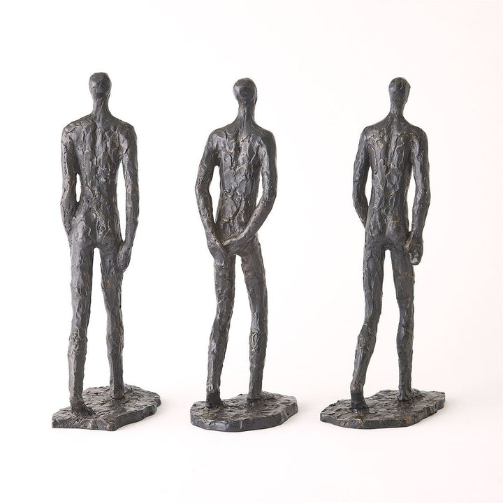 S/3 Pondering Sculptures-Bronze