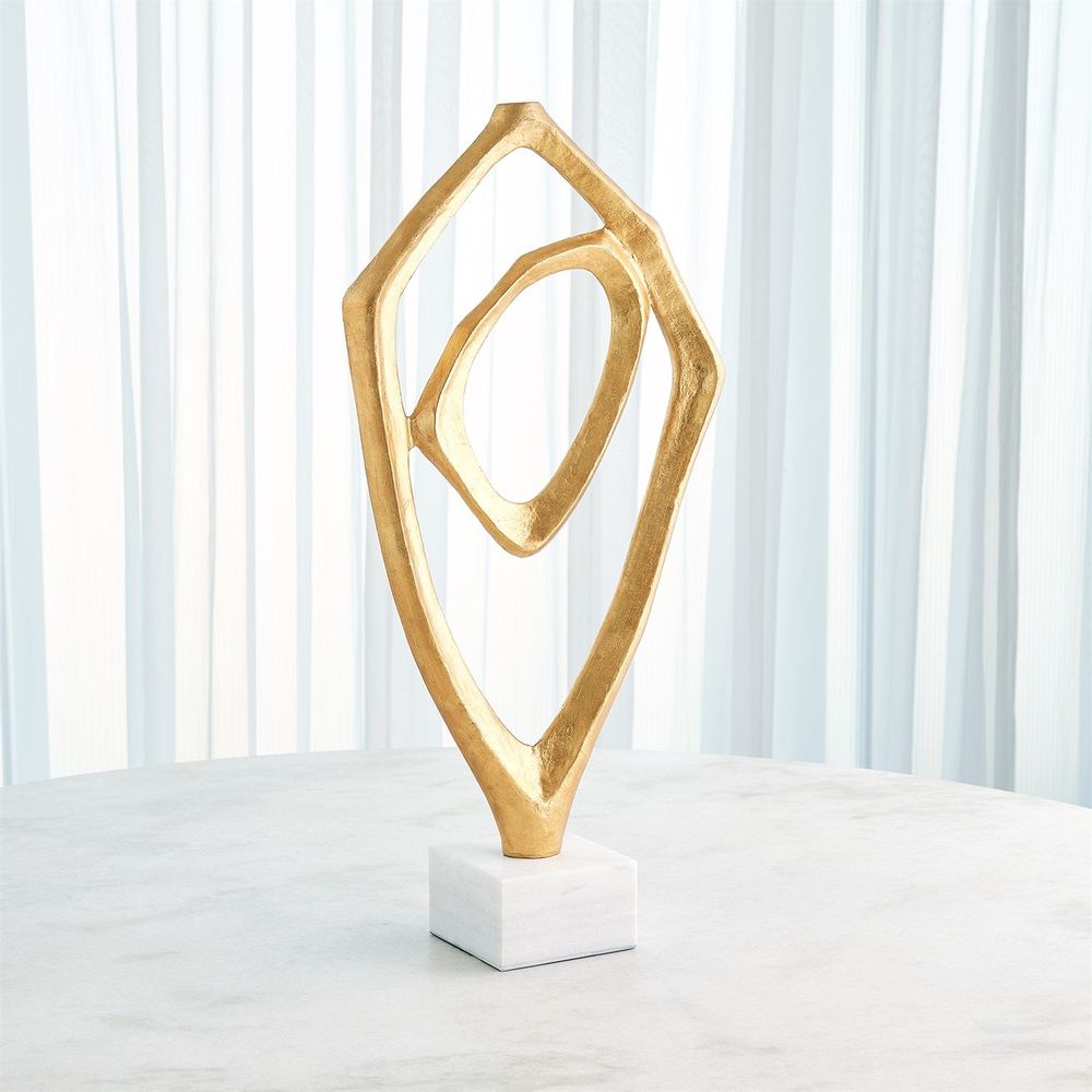 Decorative Objects Interplay Sculpture-Gold Leaf