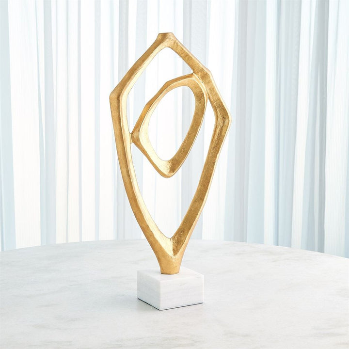 Decorative Objects Interplay Sculpture-Gold Leaf