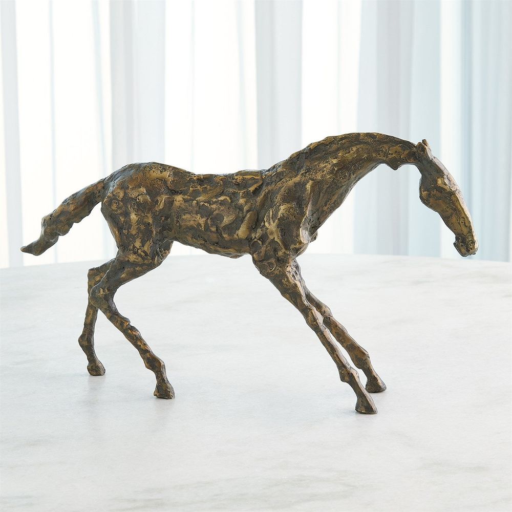 Decorative Objects Cast Stallion-Bronze