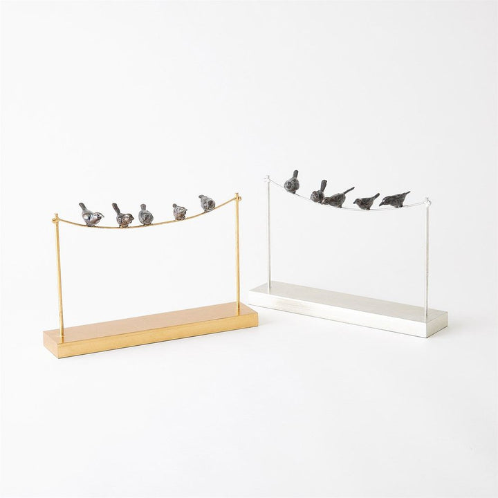 Birds on a Wire-Silver Leaf