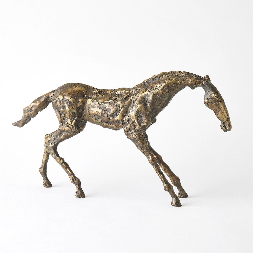 Decorative Objects Cast Stallion-Bronze