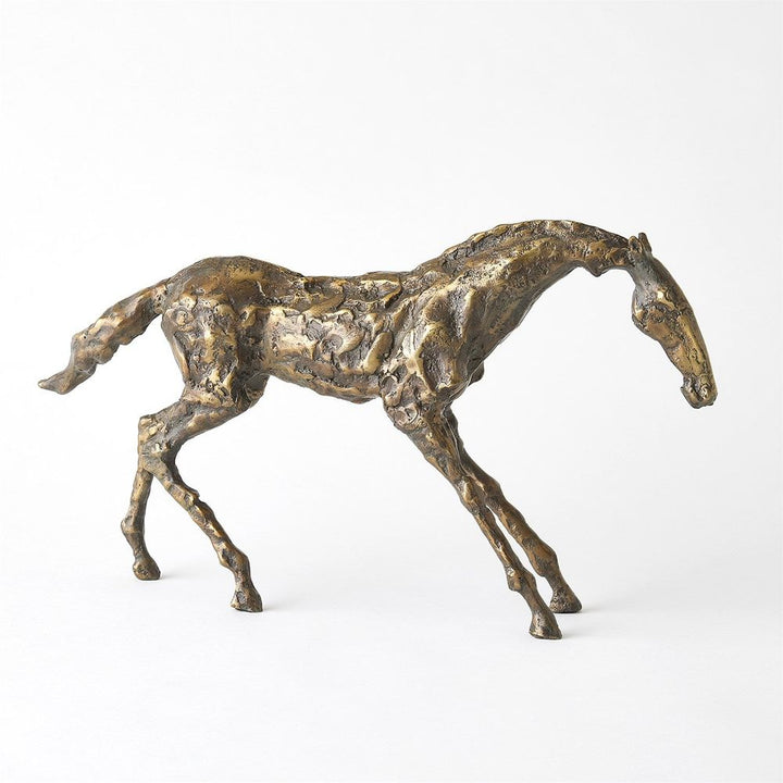 Decorative Objects Cast Stallion-Bronze